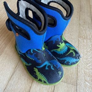 Toddler Bogs Boots, Dino Print